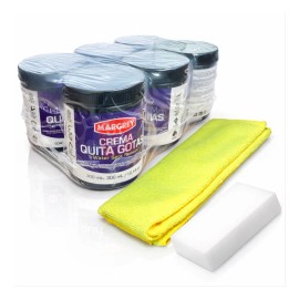 6 Crema Quita Gotas Vidrios Y Cristales Pieza 300 Ml Six