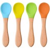 Cucharas Bebe Diferentes Colores, Libre Bpa, 4pack