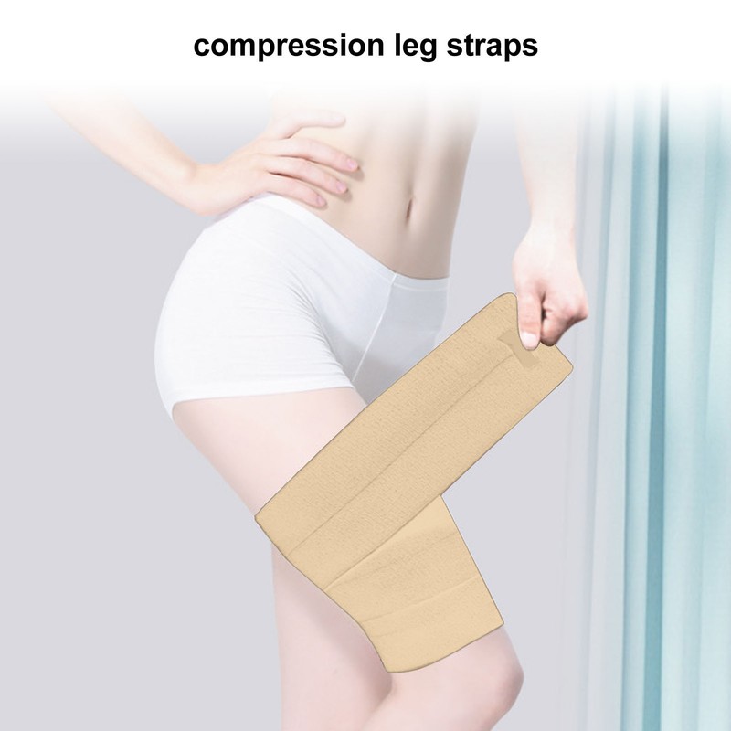 Thigh Trimmer Light Yellow 7cm Wide Elasticity Comfortable Thigh Root