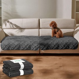 Kritter Planet Pack of 2 Waterproof Dog Pads, Small Furniture Pet Pads, Couch Dog Pads for Sofa for Puppy Cats, Reversible Dog Mat, 30 x 40 inch