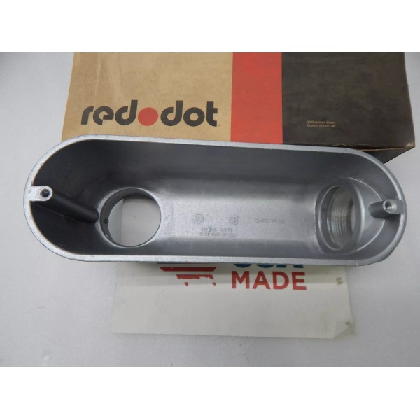 RED DOT BLB-6 CONDUIT BODY 2" LB Aluminum USA made
