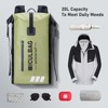 iculbag Dry Bags Waterproof Backpack for Women Men Travel Waterproof