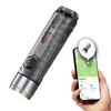 FlashFinder Key Finder, Find My Compatible, 2-in-1 Keychain Flashlight +