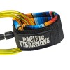 Pacific Vibrations Longboard Ankle leash 9ft Lime 7mm double swivel