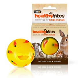 VETIQ VETIQ Healthy Bites Activity treat Ball For Hours of Fun & Exercise For Small Animals, 7 cm Diameter (Pack of 1)