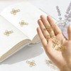 50 Pack Love Cross Paper Clip, Journaling Bookmarks Paperclips, High
