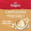 Folgers French Vanilla Flavored Cappuccino Mix, Instant Coffee Beverage, 16