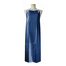 Koyanagi #6300 Raincoat Waterproof Apron, Iron Navy, 33.5 x 43.3 inches (85 x 110 cm)