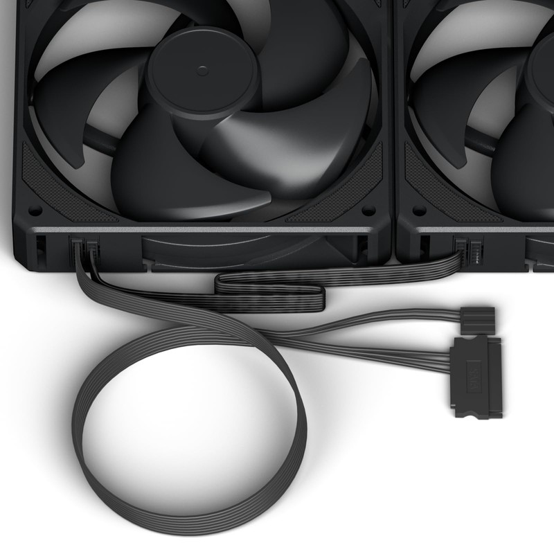 upHere U2K Case Fan 120mm Black PWM Silent Computer Cooling