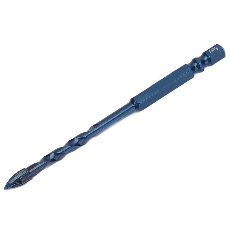 10Pcs Cross Spearhead Drill Bit Carbide Bits with 1/4in Hex