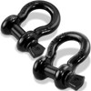 Robbor Shackles 3/4"(2 Pack) D-Ring Shackle Rugged 28.5 Ton (57,000