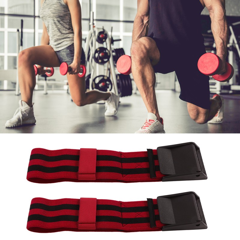 2Pcs Fitness Occlusion Training Band Blood Flow Restriction Training Wrap
