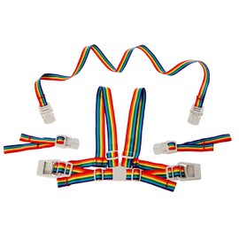 Dreambaby Toddlers Safety Walking Harness & Reins - with Anchor Straps for High Chair, Strollers, Buggy & Pram - Suitable for Ages 6 months to 4 years - Model G203