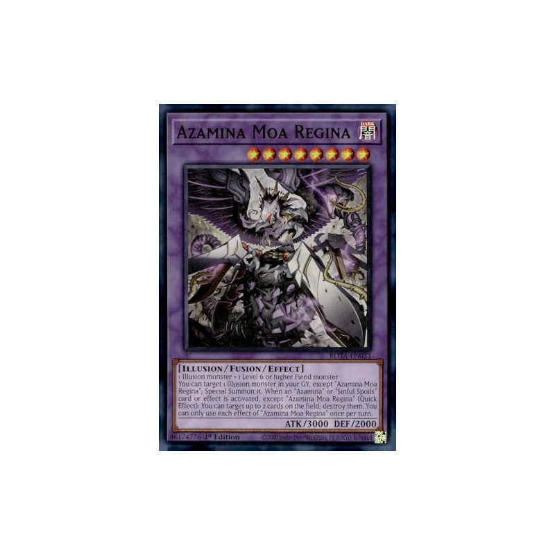 Azamina Moa Regina - ROTA-EN033 - Ultra Rare - 1st
