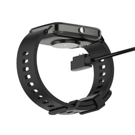 2-Pack Chargers Compatible with EIGIIS KE3 KE2/LaNikar KE5 KE3 Smart Watch Charger, Replacement,Magnetic Charging Cable for KE3 Military Smart Watch Charger (Black&Black)