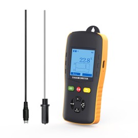 Tzone RTD Thermometer Temperature Data Logger USB with PT100 Probe, Digital Temp Recorder -160℃ to 300℃ Low and High Temp Logger with 61440 Recordings, Sound Alarm, Calibration for Lab Freezer HVAC
