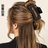 RuiMi シンプルでな髪留めクリップ大きくて丈夫だ髪量が多い女性のヘアピン気質シンプルな髪飾り（8個セット）