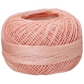 Lizbeth Size 80 HH80 Cotton Thread 184 yds 10 Grams, Peach Lt