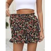 IECCP Women's Shorts Summer Casual Elastic Waist Drawstring Shorts Flowy