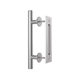 Satin Nickel Barn Door Handle/Pull