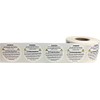 Candle Warning Instruction Labels 1.5 Inch 500 Total Stickers