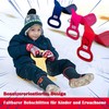 Foldable pop slider, lightweight and portable bob sledge for children