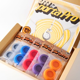 YAXI EARPADS for Koss PORTAPRO 5Pairs (Grey+Red+Blue+Orange+Purple) + Pouch