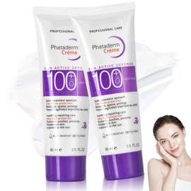 2Pcs Sunscreen SPF 100+, Sun Cream SPF PA+++, Face Moisturiser Sun Serum Korean Skin Care, Ultra Light UV Protetion Face Sunscreen, Factor 100 High Protection Sun Essence - Refreshing & No Sticky