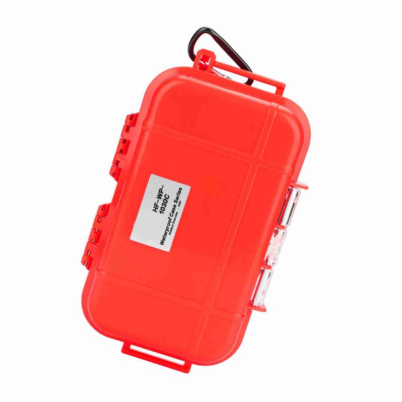 Outdoor Survival Shockproof Waterproof Storage Case Airtight Carry Box Container(Red)