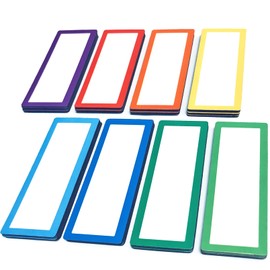TOTiyea 40 Pack Magnetic Dry Erase Labels, Magnetic Label Stickers for Whiteboards, 3.2 x 1.2 Inches, School Supplies