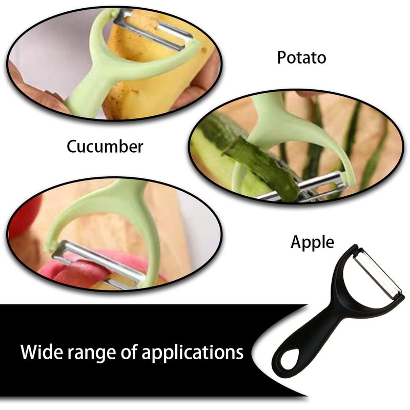 JIALWSJWAN Potato Peeler Multifunctional Y-Shaped Peeler Good Grip Speed Peeler