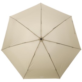 Moonbat (Mackintosh Philosophy) Rain Umbrella, Folding Umbrella, Ultra Lightweight, Large Size, Barberla, Plain 23.6 inches (60 cm), 21-431-10965-02 Beige, beige