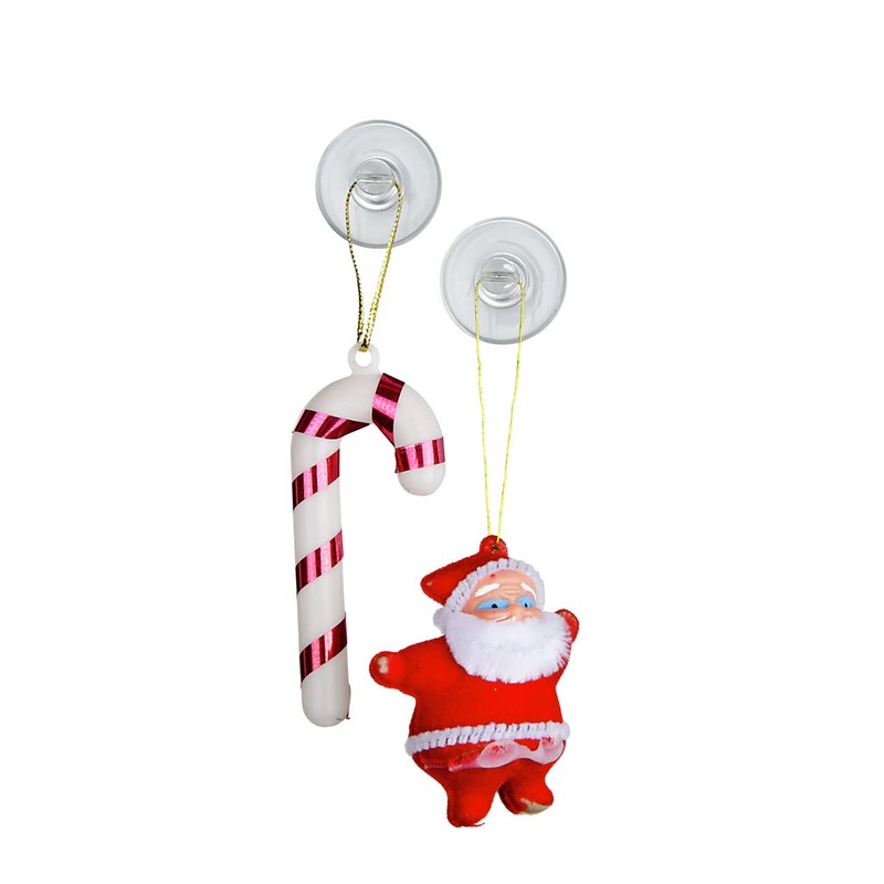 Wenko 4427100100 Mini Suction Hooks Set of 6 Transparent