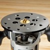 Rockler Guide Bushing Router Plate - Router Plate Features 1-1/4”