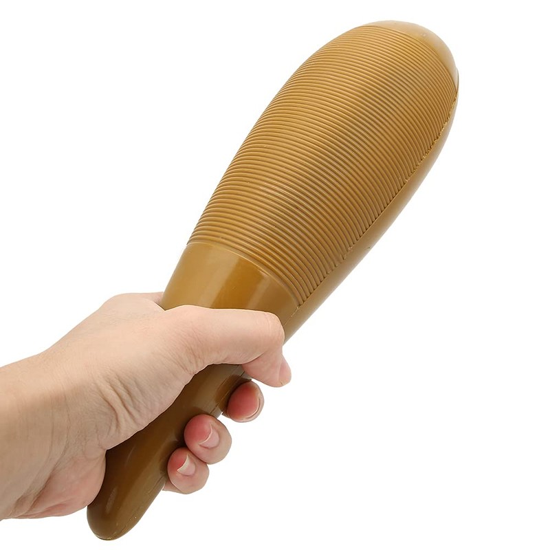 Guiro Instrument Percussion Instrument with Scraper, Musical Training Equipment for