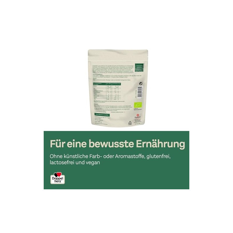 Doppelherz Pure Organic Psyllium Husks | Tasteless - To support