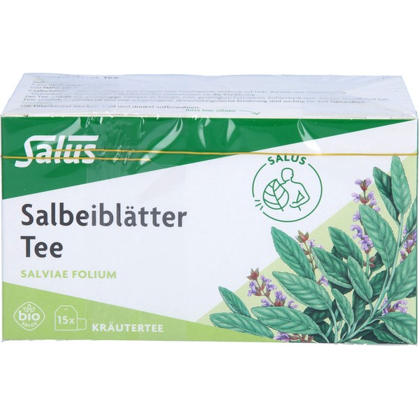 Nicht vorhanden Salbeiblaett Tee Bio Salus, 15 St FBE