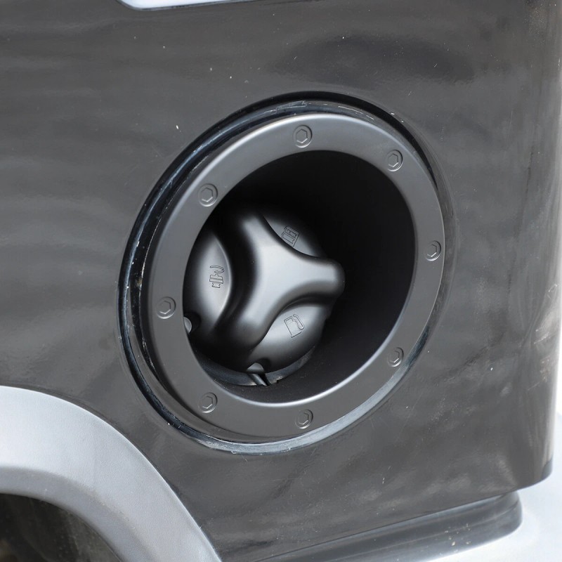 MXtech-23 For Hummer H2 2003-2009 ABS Matte Black Gas Fuel