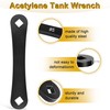 eaacaa 2 Pcs Acetylene Tank Wrench - for B &