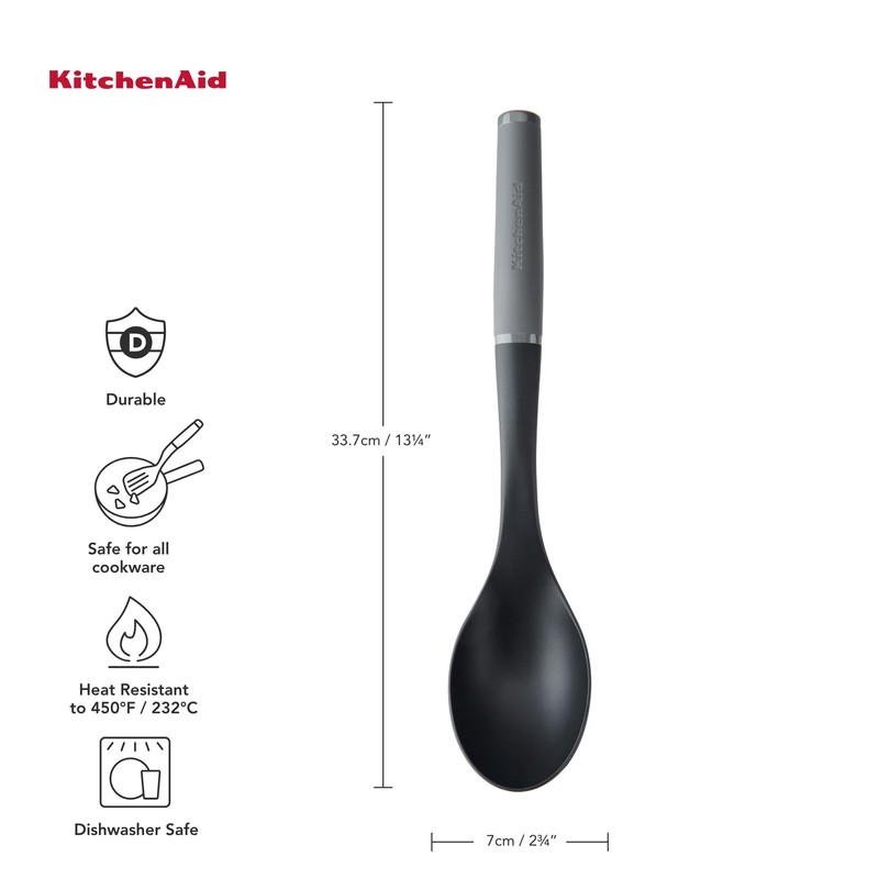 KitchenAid KAS003OHCGG Basting Spoon, Plastic
