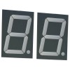 Chrome LED Large Seven Segment Display, Tri-Color 2.3 inch Digit