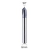 SpeTool Chamfer Router Bit CNC V Bits 6mm Shank V