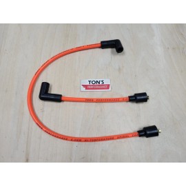 Ton's Harley Big Twin 84-98 FXD Dyna Softail 8mm Spark Plug Wires Orange