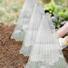 20Pcs Garden Cloche Frost Protection Transparent Rectangular Reusable Cloche Plant