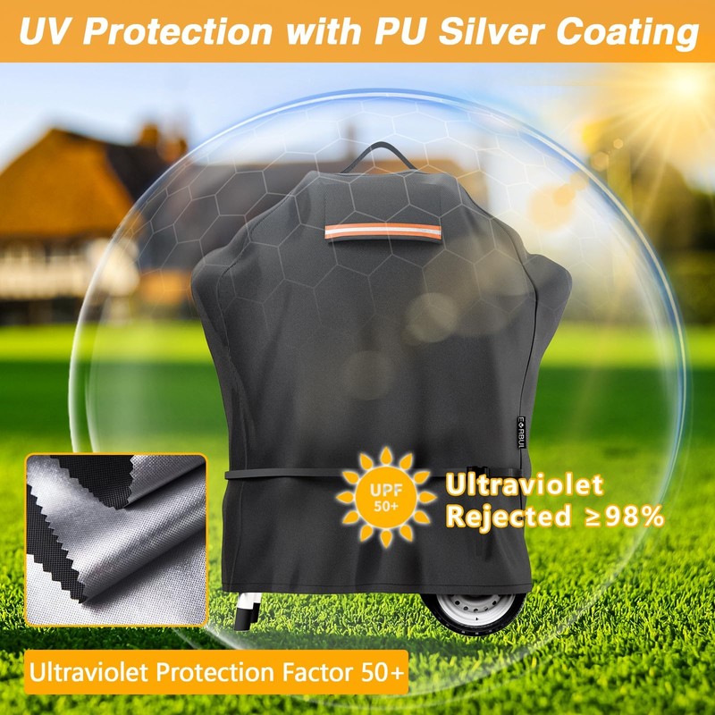 EVRBUL Grill Cover Compatible with Char-Broil Patio Bistro PRO, Waterproof