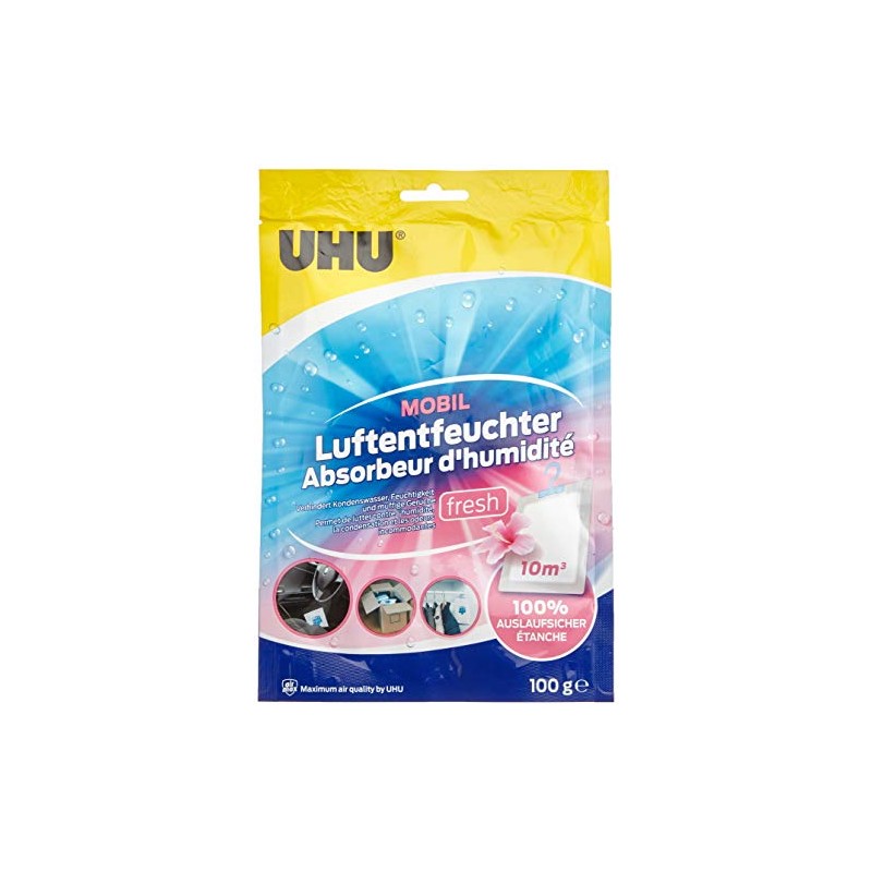 UHU Innovataive Compact Humidity Solution for Cars, Caravans, Basements and
