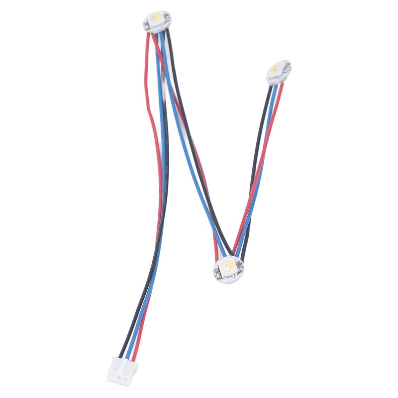 RGBW Mini Button PCB LED with PTFE Cable, Durable, DC5V,