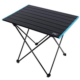 Redneck Convent RC Folding Camping Table - Lightweight Small Camping Table Portable Aluminum Outdoor Foldable Table with Carrying Bag