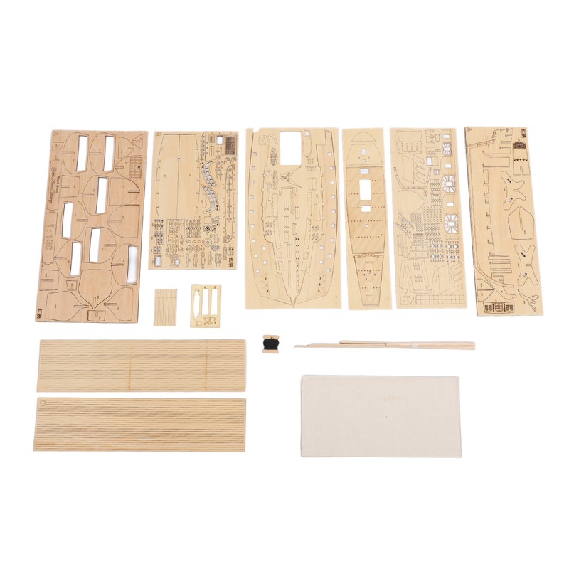 1: 130 Wooden Model Sailboat Kit for Adults Improve Hands
