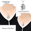 Hearbeingt Cremation Jewelry Frog Shape Urn Necklace for Ashes, Memorial